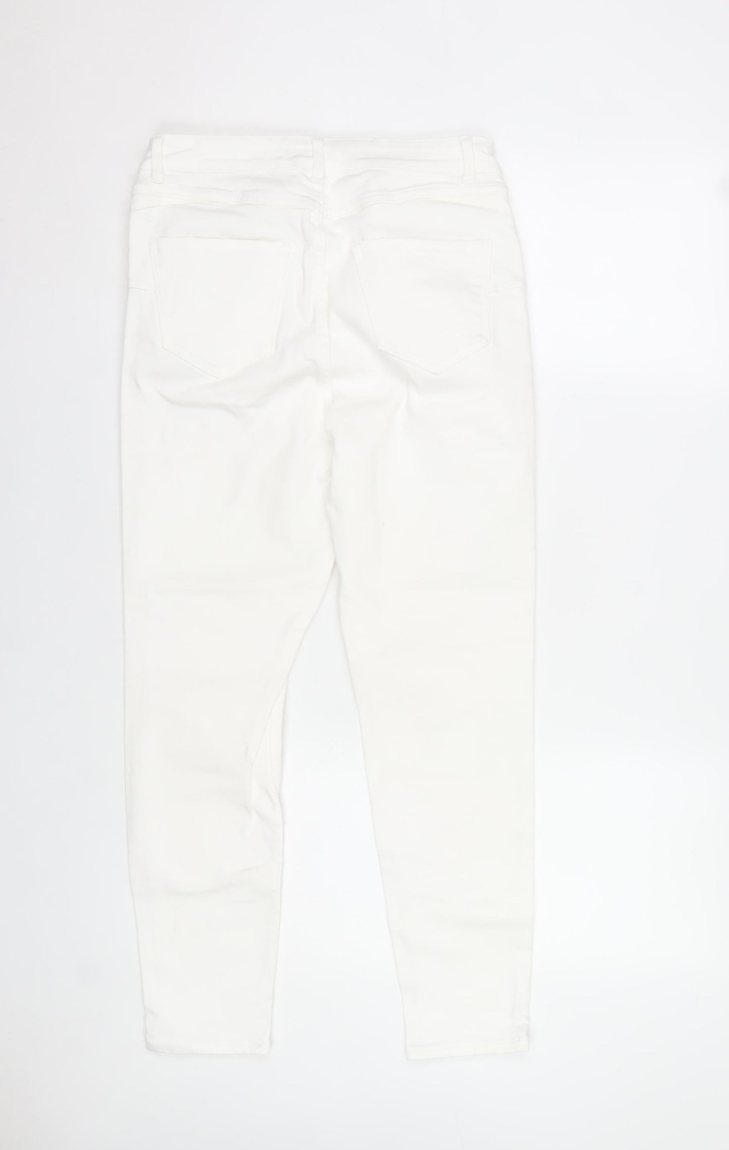 New Look Women White Skinny Lift & Shape Jeans Size 12