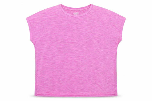 Front view of St. Bernard for Dunnes Stores Pink XL Women's Activewear T-Shirt