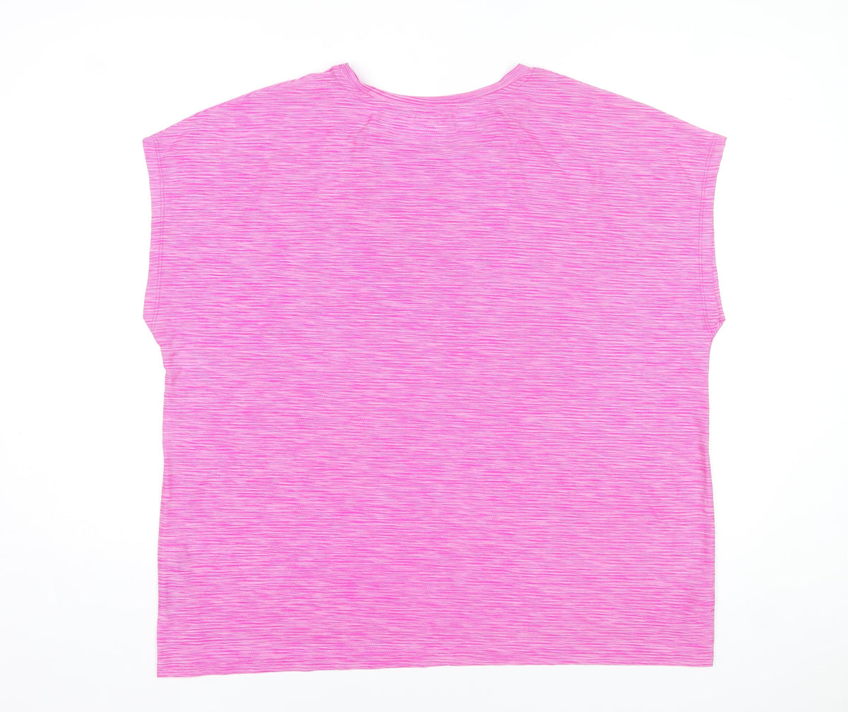 St. Bernard for Dunnes Stores Pink XL Women's Activewear T-Shirt