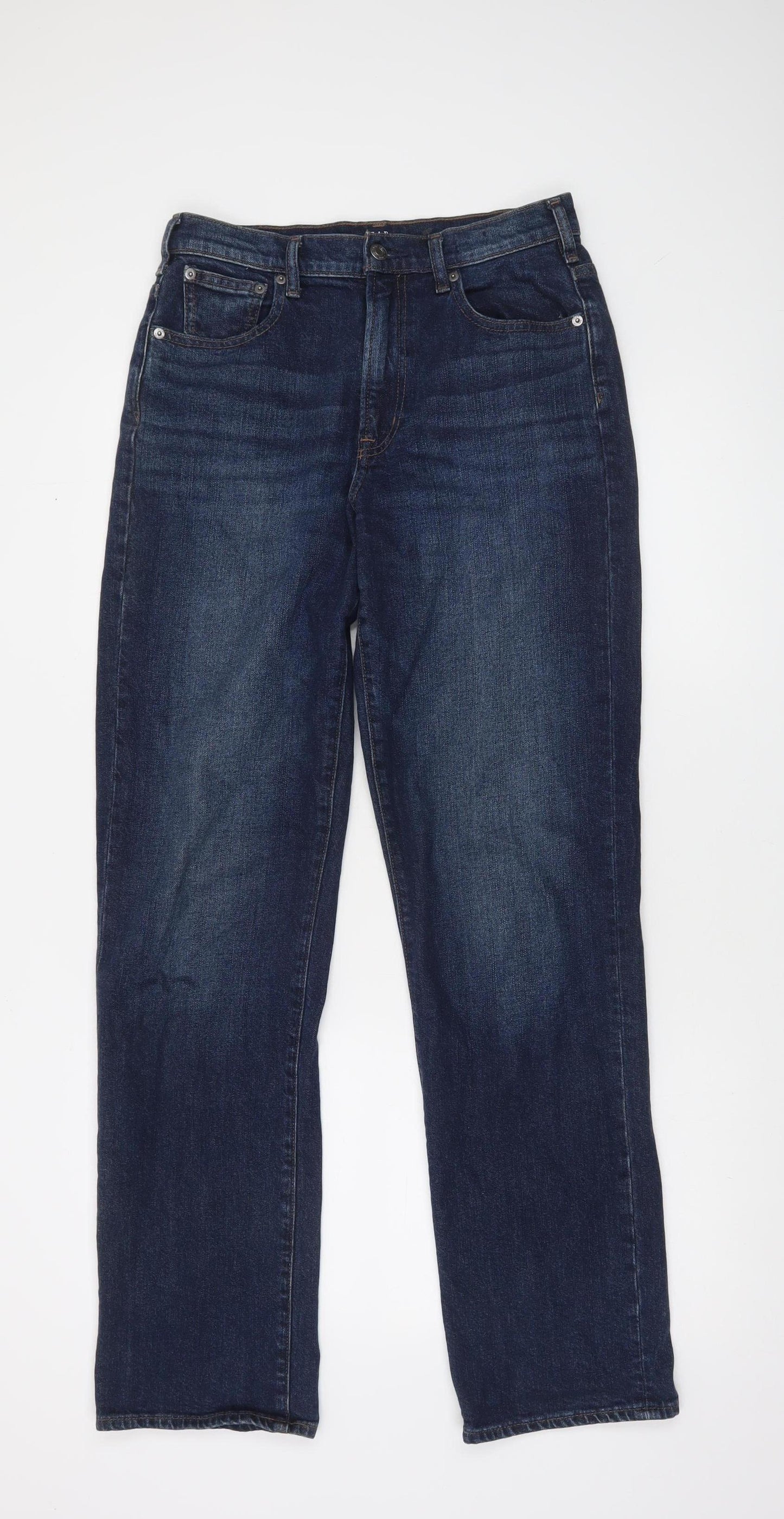 GAP Men's Blue Slim Straight Denim Jeans Size 27 Tall