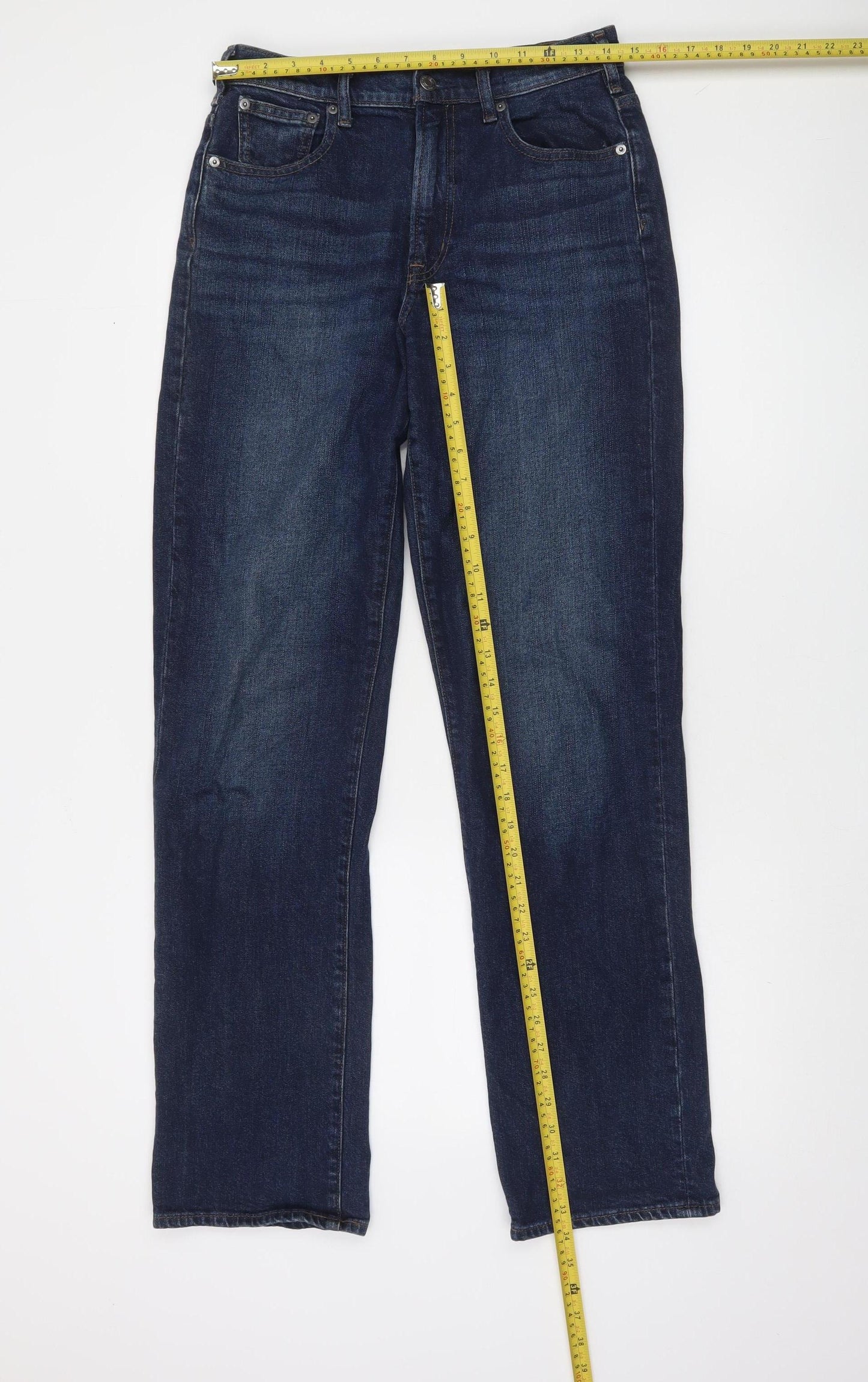 GAP Men's Blue Slim Straight Denim Jeans Size 27 Tall