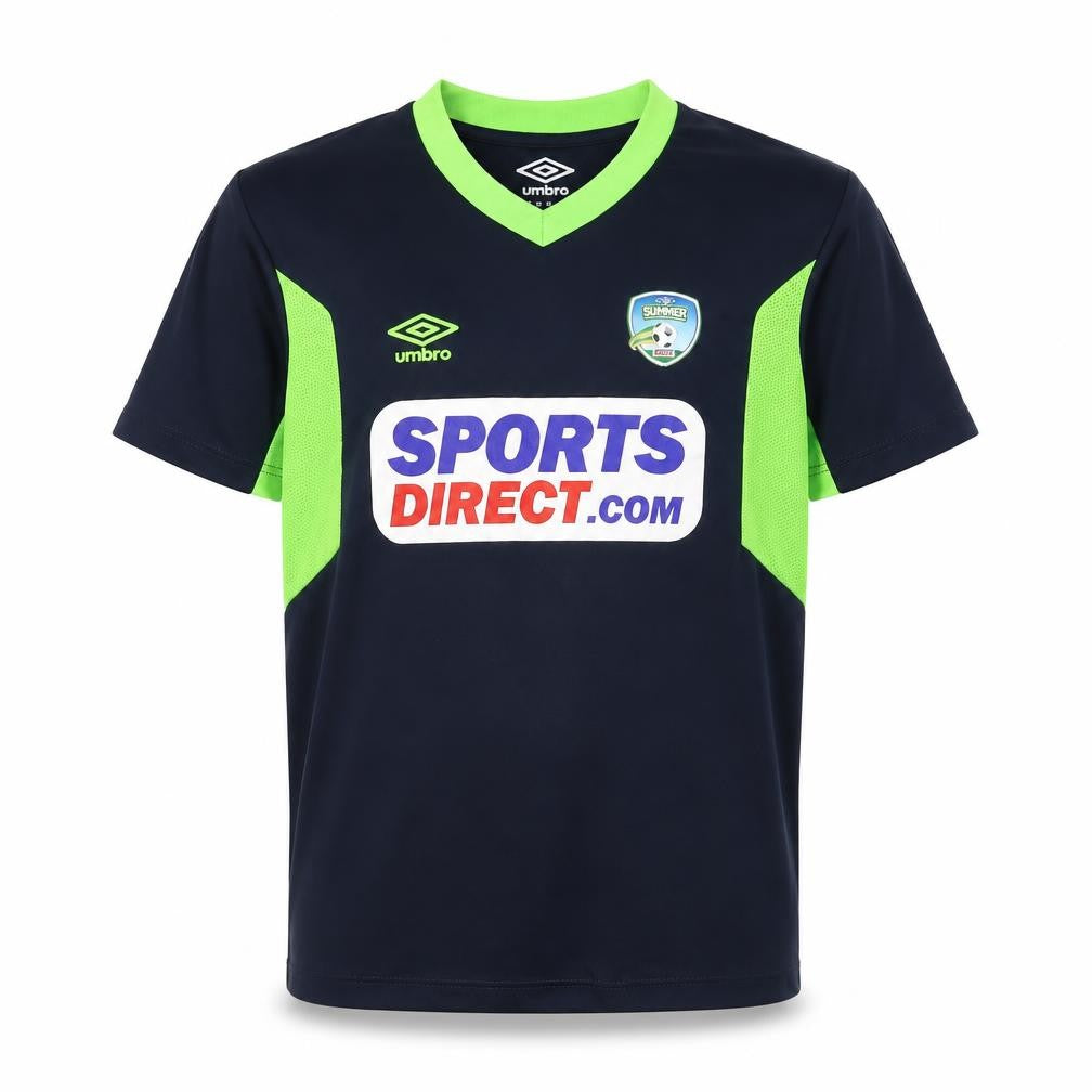 Umbro Boys Blue Football Jersey T-Shirt 12 Years Lightweight Sports Top