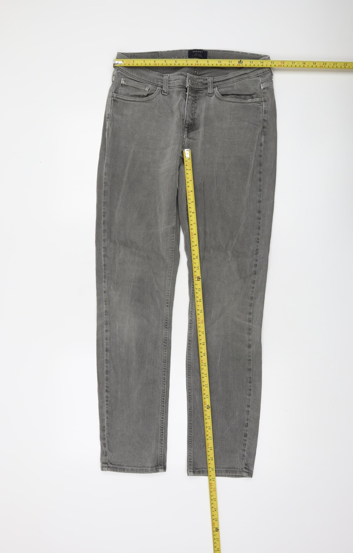 GANT Men’s Grey Slim Fit Audrey Jeans W29 L32