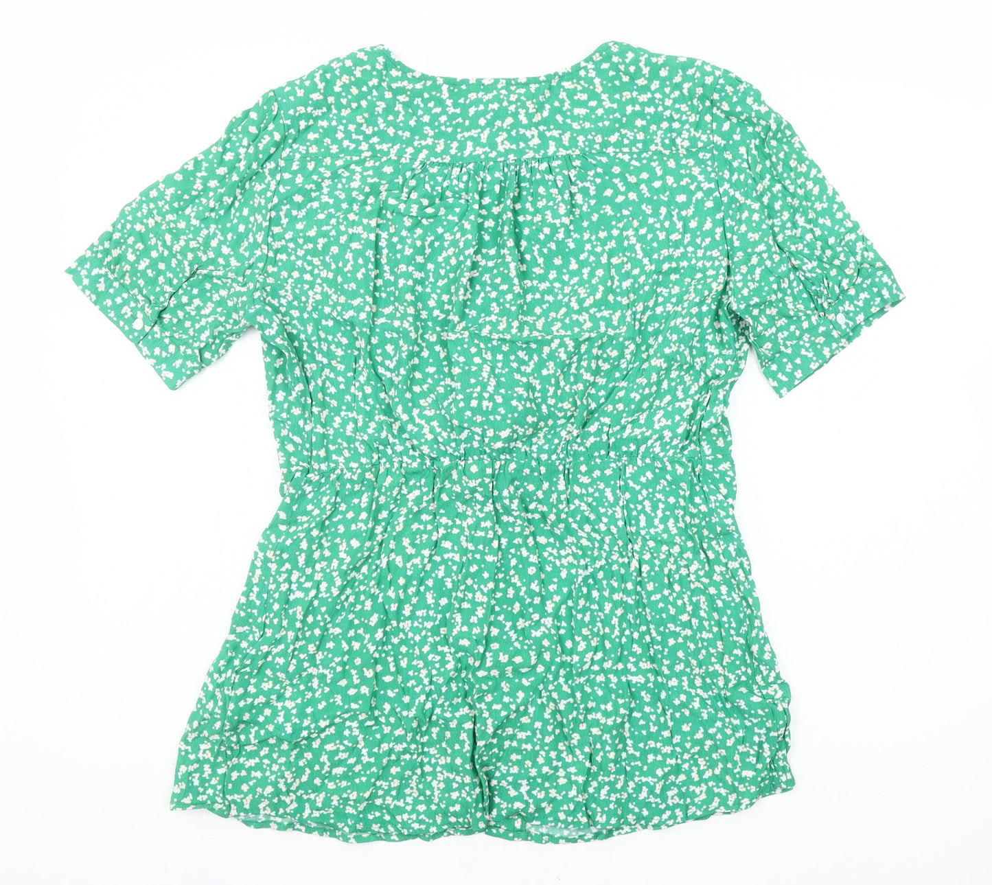 Seraphine Women’s Green Floral Viscose Maternity Blouse UK 12