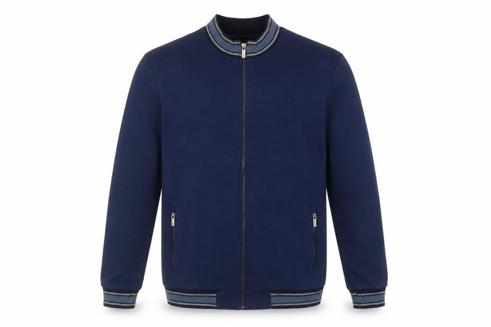 Paul Costelloe Living Men's Blue Full Zip Sweatshirt Size L