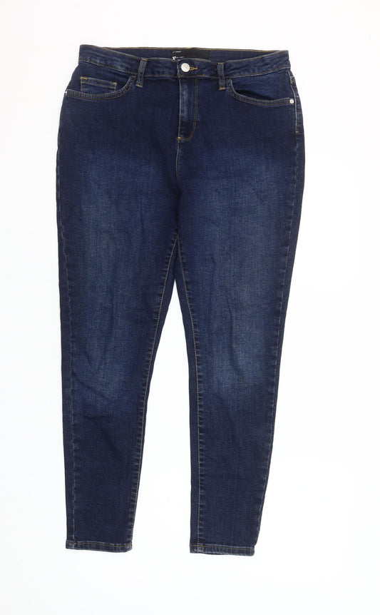 Very Women’s Blue Skinny Jeans Size 27 Short Denim Stretch