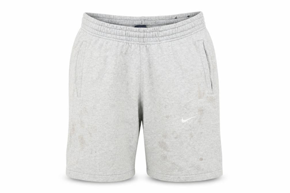 Nike Men's Grey M Sweat Shorts Casual Elastic Waist Logo