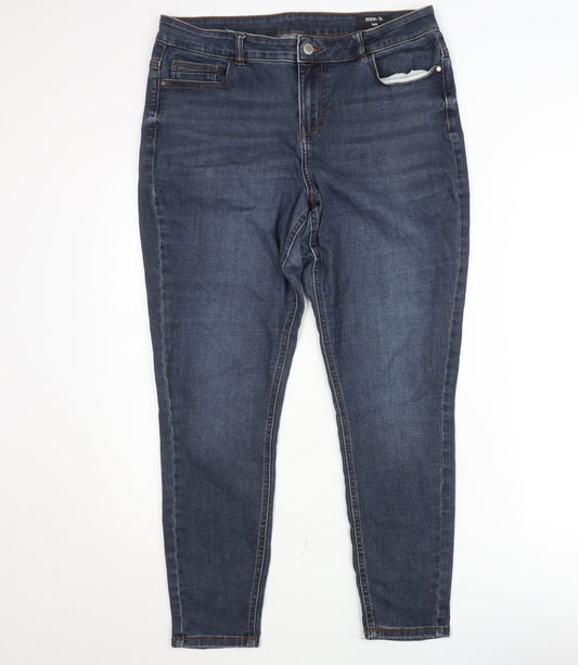 Tu Denim Blue Skinny Jeans Men 16R Slim Fit Stretch Denim