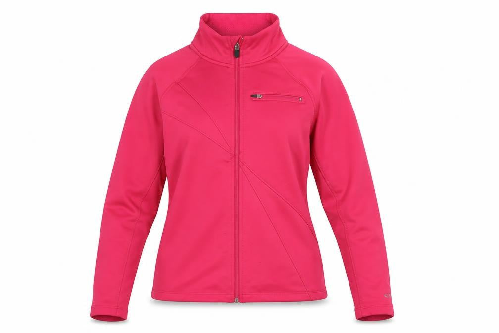Champion Women's Pink Softshell Full Zip Track Jacket Size M