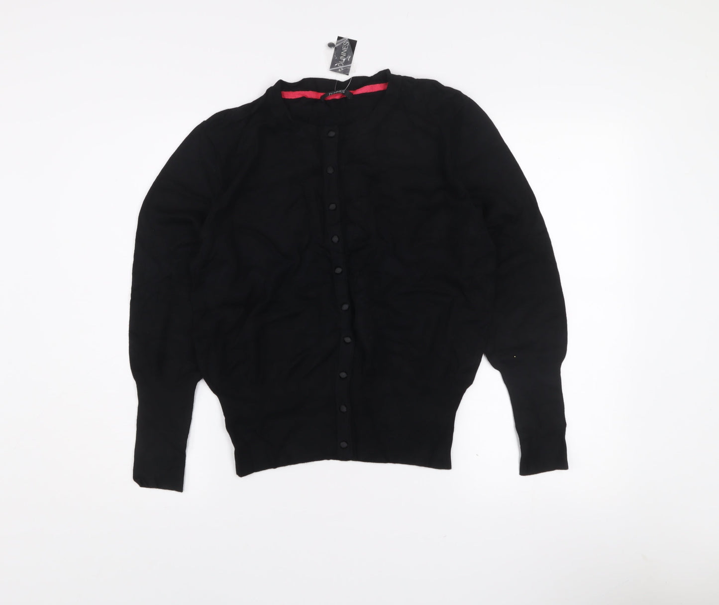 Dunnes Women’s Black Plus Size 18-20 Knit Button Cardigan