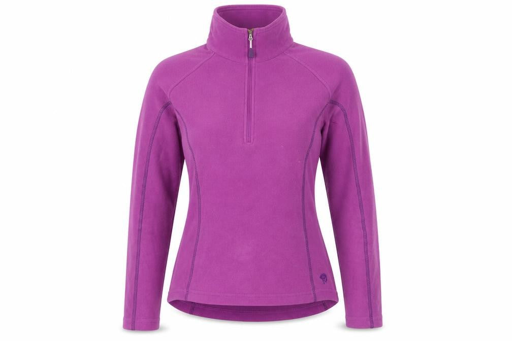 Mountain Hardwear Women's Purple Fleece Pullover 1/2 Zip Sweatshirt Size S
