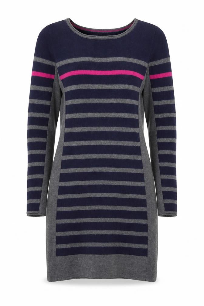 Clements Ribeiro Women's Multicoloured Merino Wool Striped Jumper Size 12