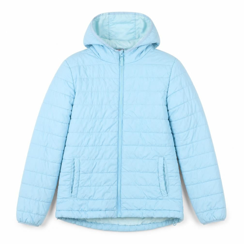 Peter Storm Womens Blue Size 10 Quilted Hooded Puffer Jacket