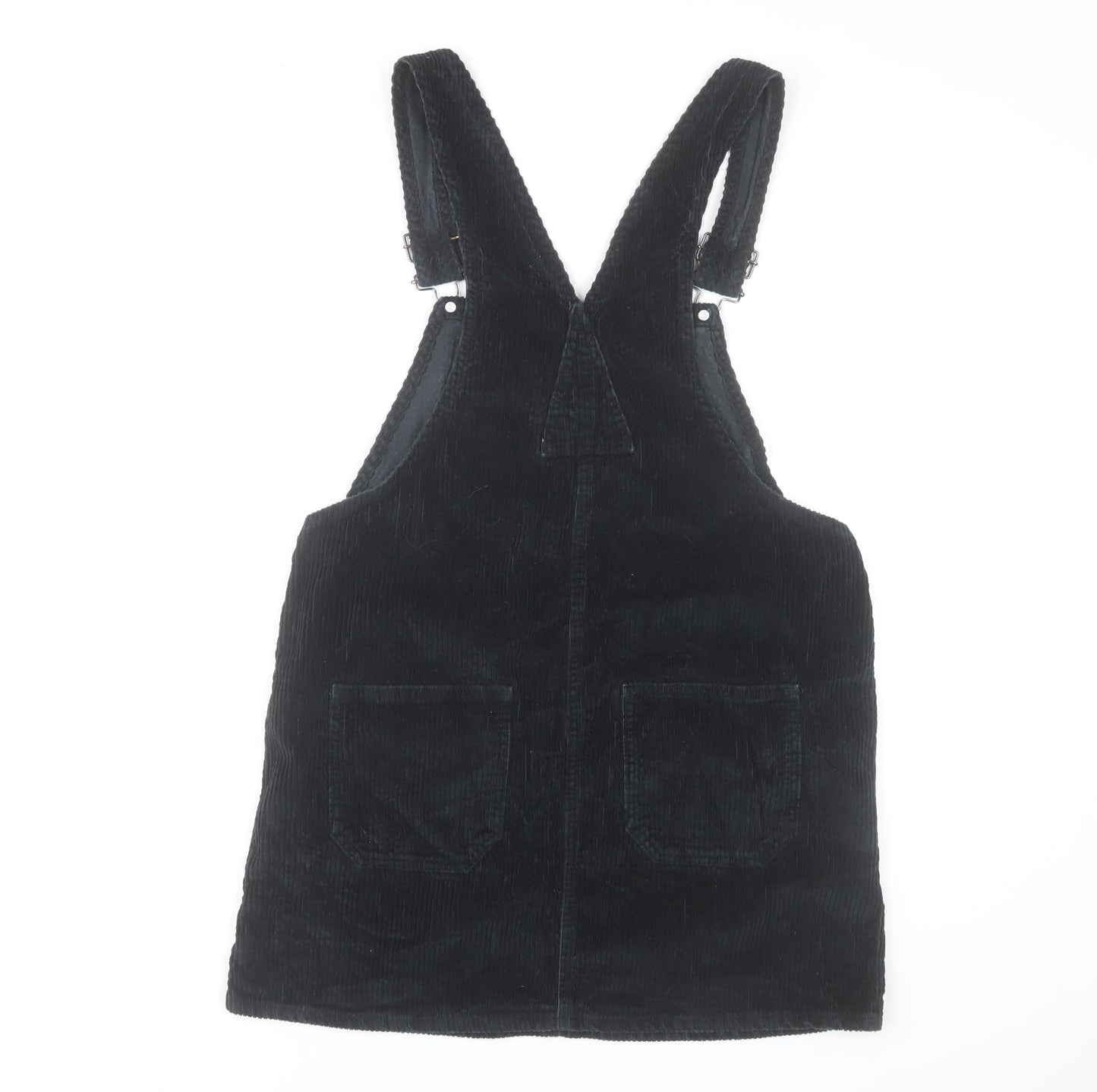 BDG Urban Outfitters Women's Black Corduroy Pinafore Dress L