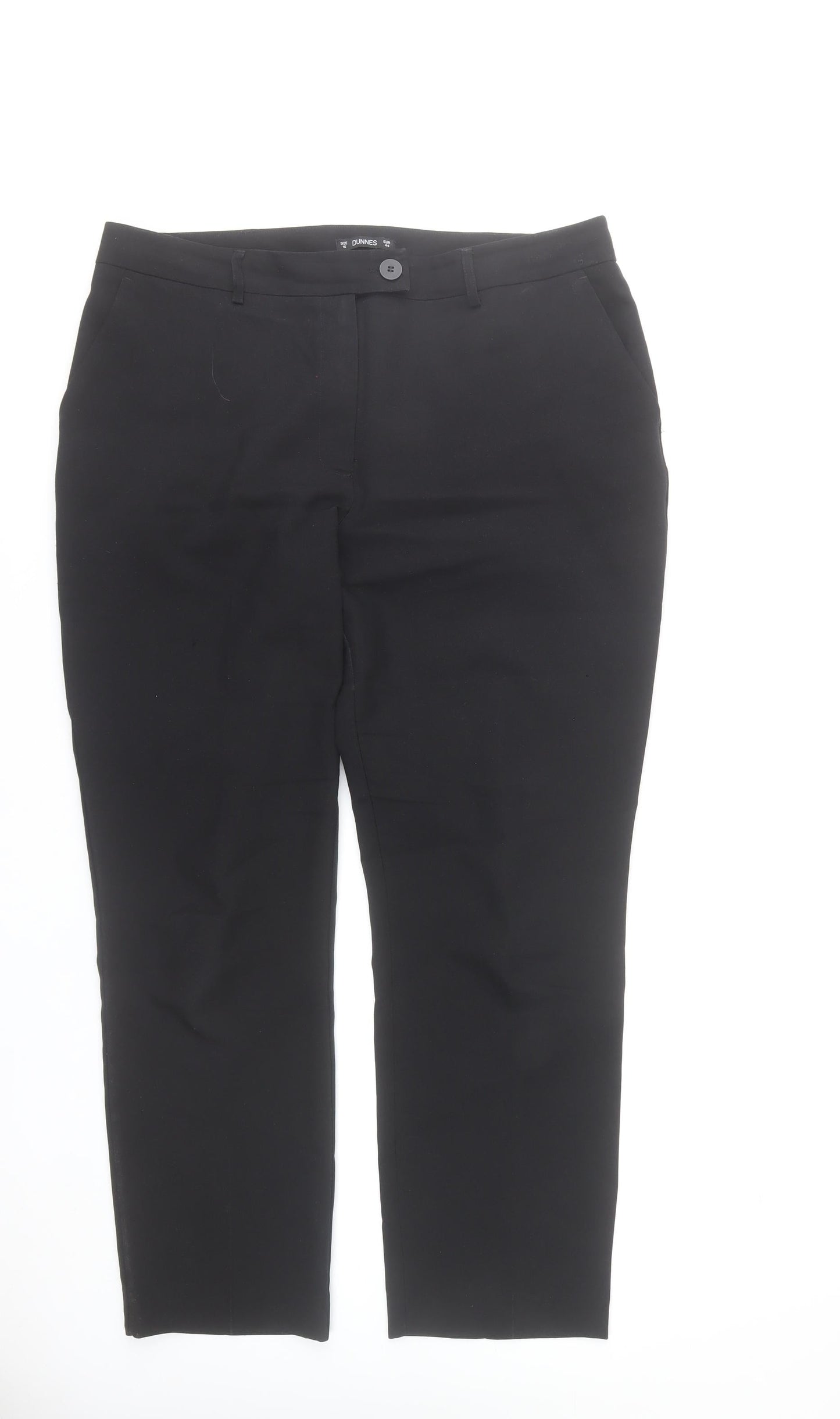 Dunnes Stores Women’s Black Stretch Slim Trousers Size 16