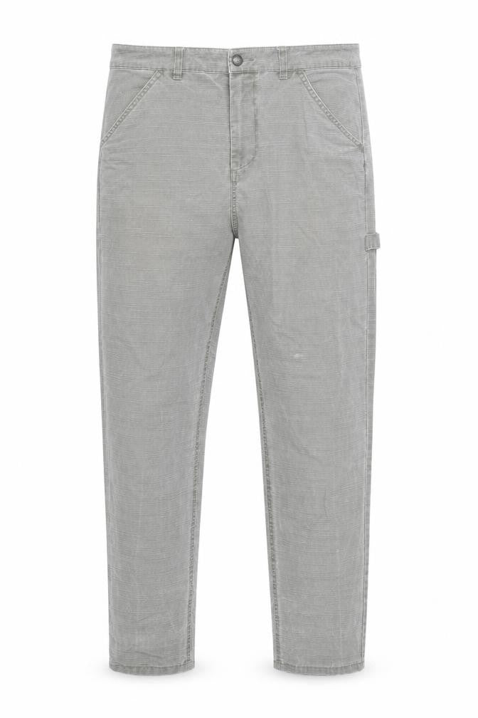 ASOS Design Men's Grey Cargo Trousers Size 34 Regular Fit
