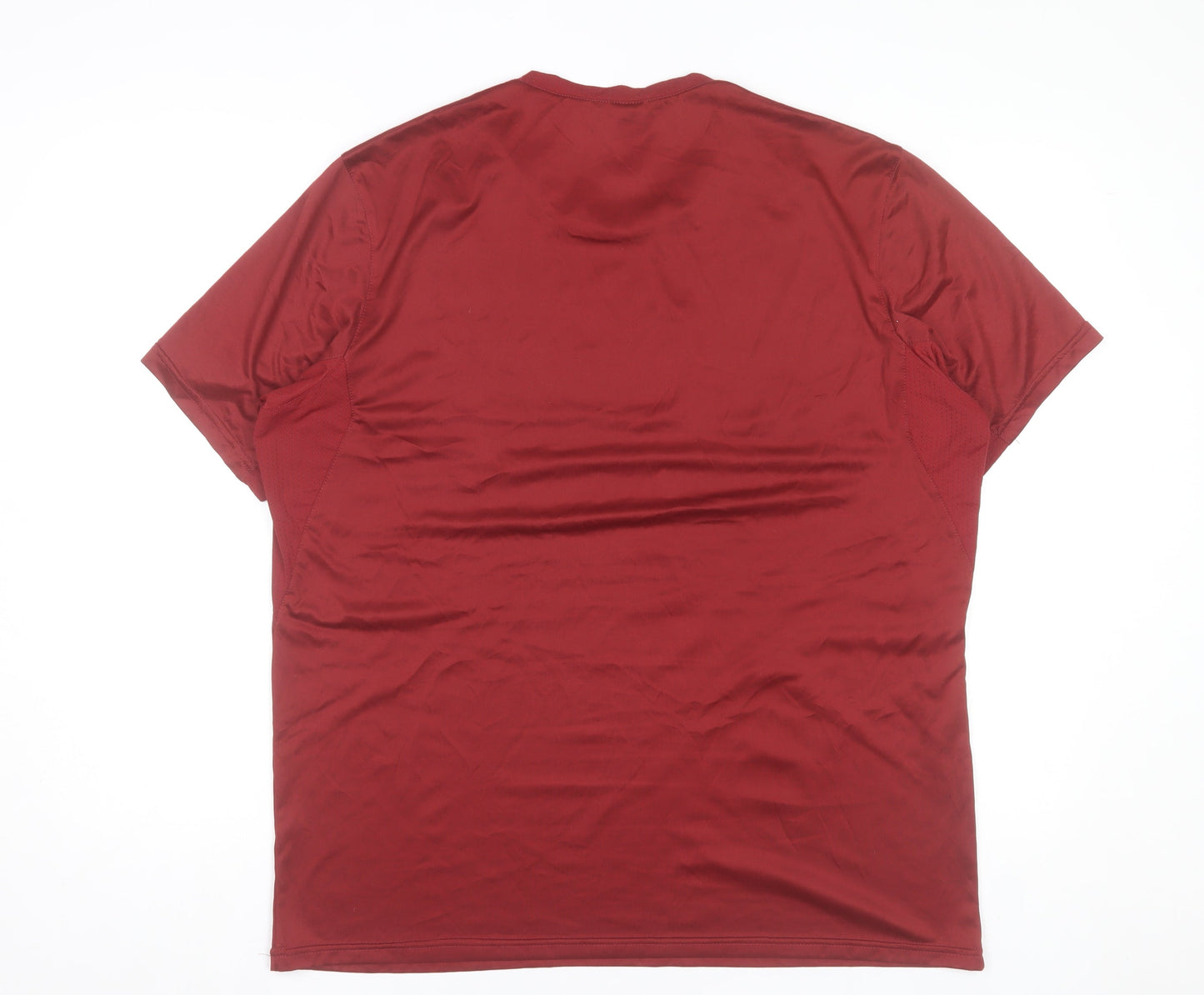 Quechua Men’s Red 2XL Hiking T-Shirt Lightweight Breathable Activewear Top
