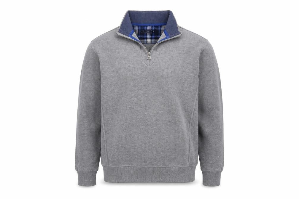 Maine New England Men’s Grey 1/2 Zip Sweatshirt Size M