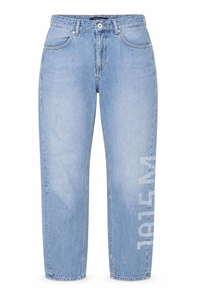 Scotch & Soda Womens Blue High Rise Straight Jeans Size 10