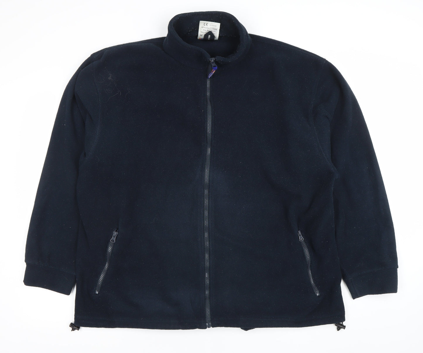 Click Workwear Men's Blue Fleece Jacket XL Full Zip Polyester