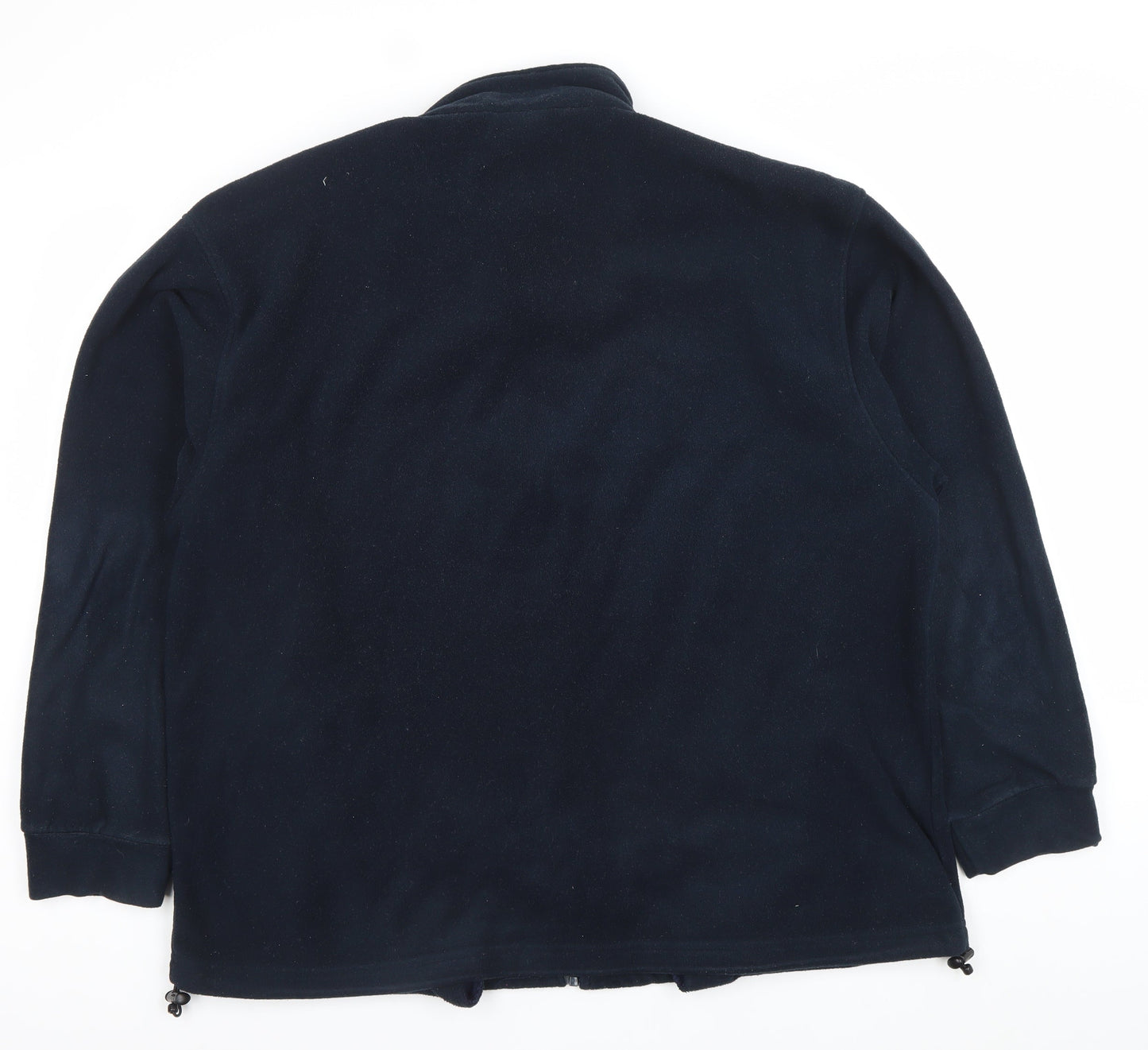 Click Workwear Men's Blue Fleece Jacket XL Full Zip Polyester