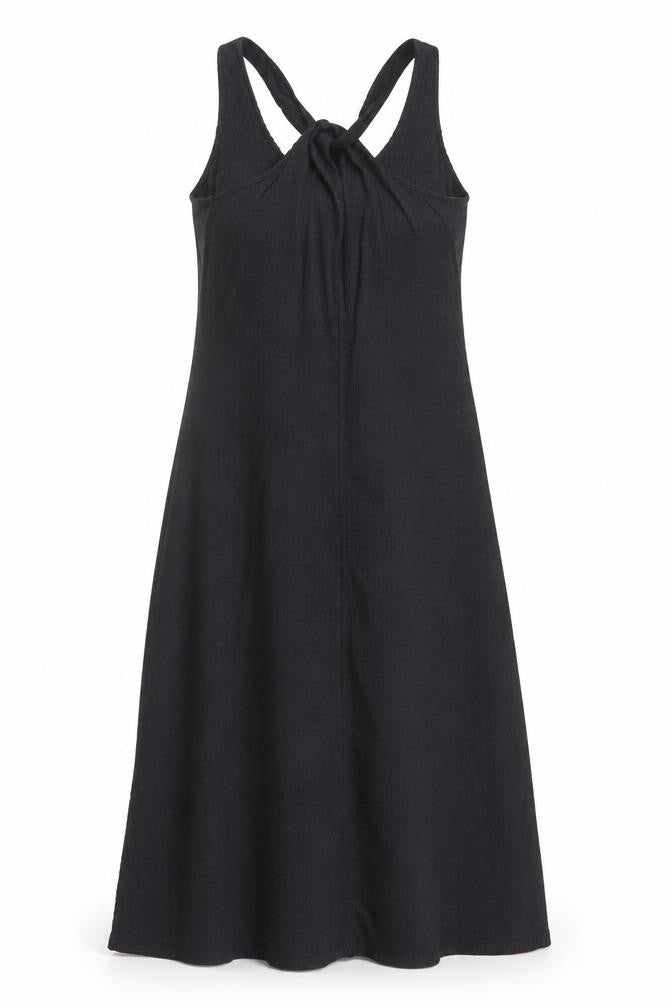 Dunnes Women’s Black XS A-Line Jersey Sleeveless Dress