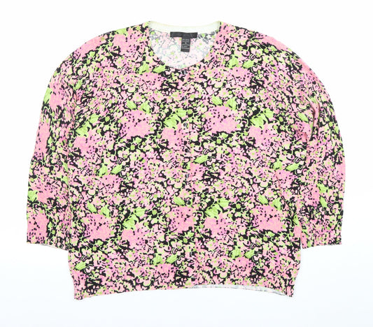 Contemporary Apt. 9 Edge Women's Multicoloured Floral Knit Cardigan XL
