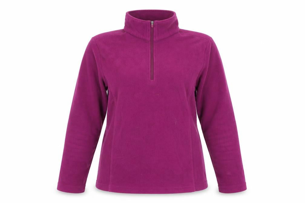 Lands' End Women's Purple Fleece Pullover Sweatshirt Size S