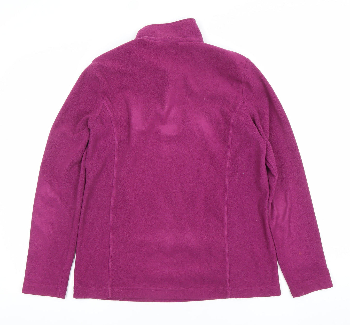 Lands' End Women's Purple Fleece Pullover Sweatshirt Size S