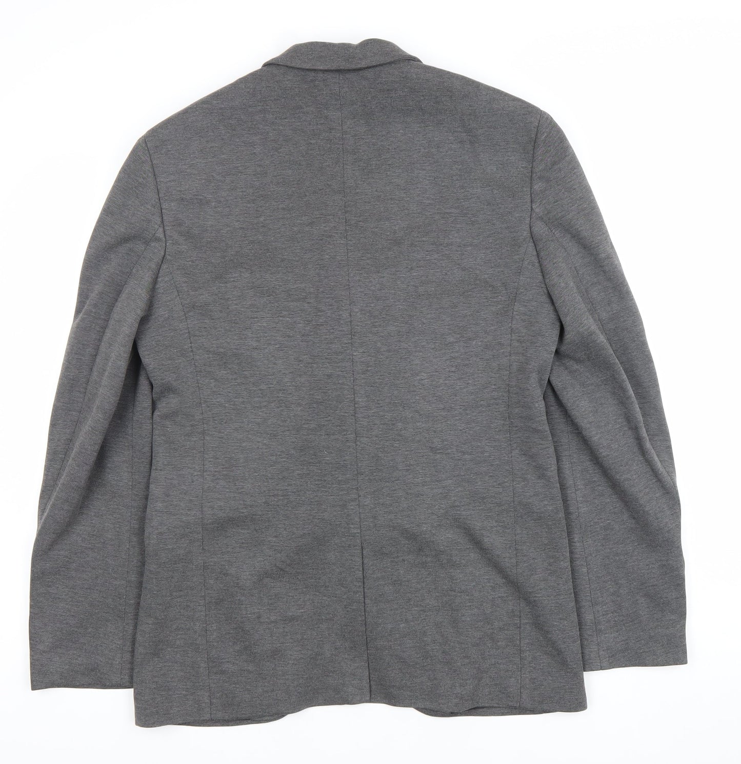 Jack & Jones Men's Grey Slim Fit Jersey Blazer Size 50