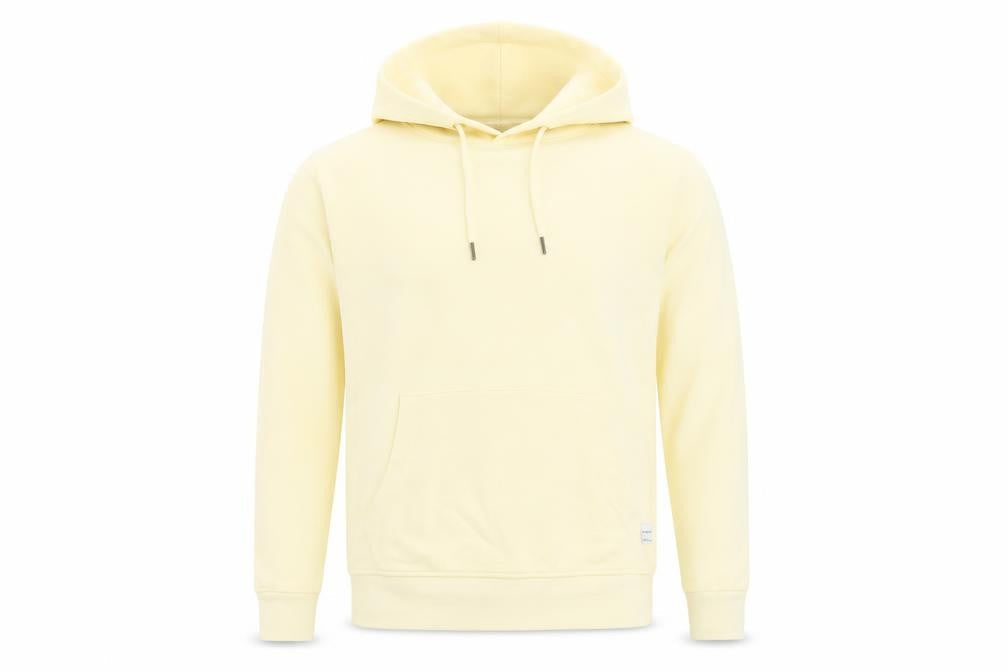 Jack & Jones Men’s Beige Pullover Hoodie Size L Regular Fit