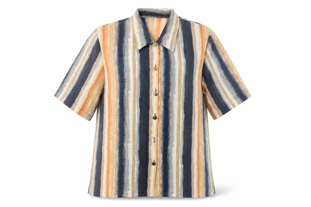 Michael Gold London Women's Multicoloured Striped Blouse L