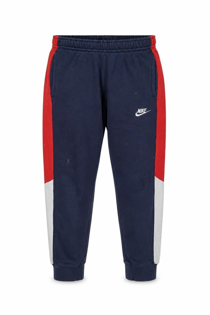 Nike Boys Blue Jogger Sweatpants Small Fleece Activewear Trousers
