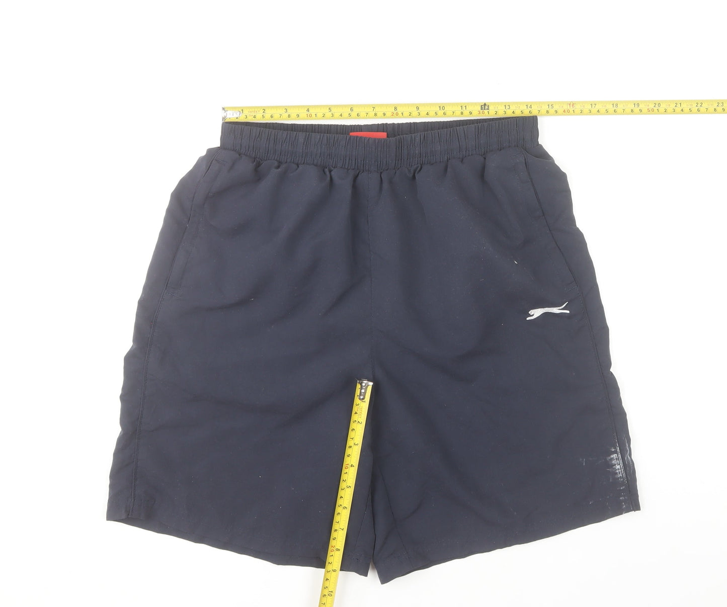 Slazenger Men's Black L Sports Shorts Elastic Waist Quick Dry