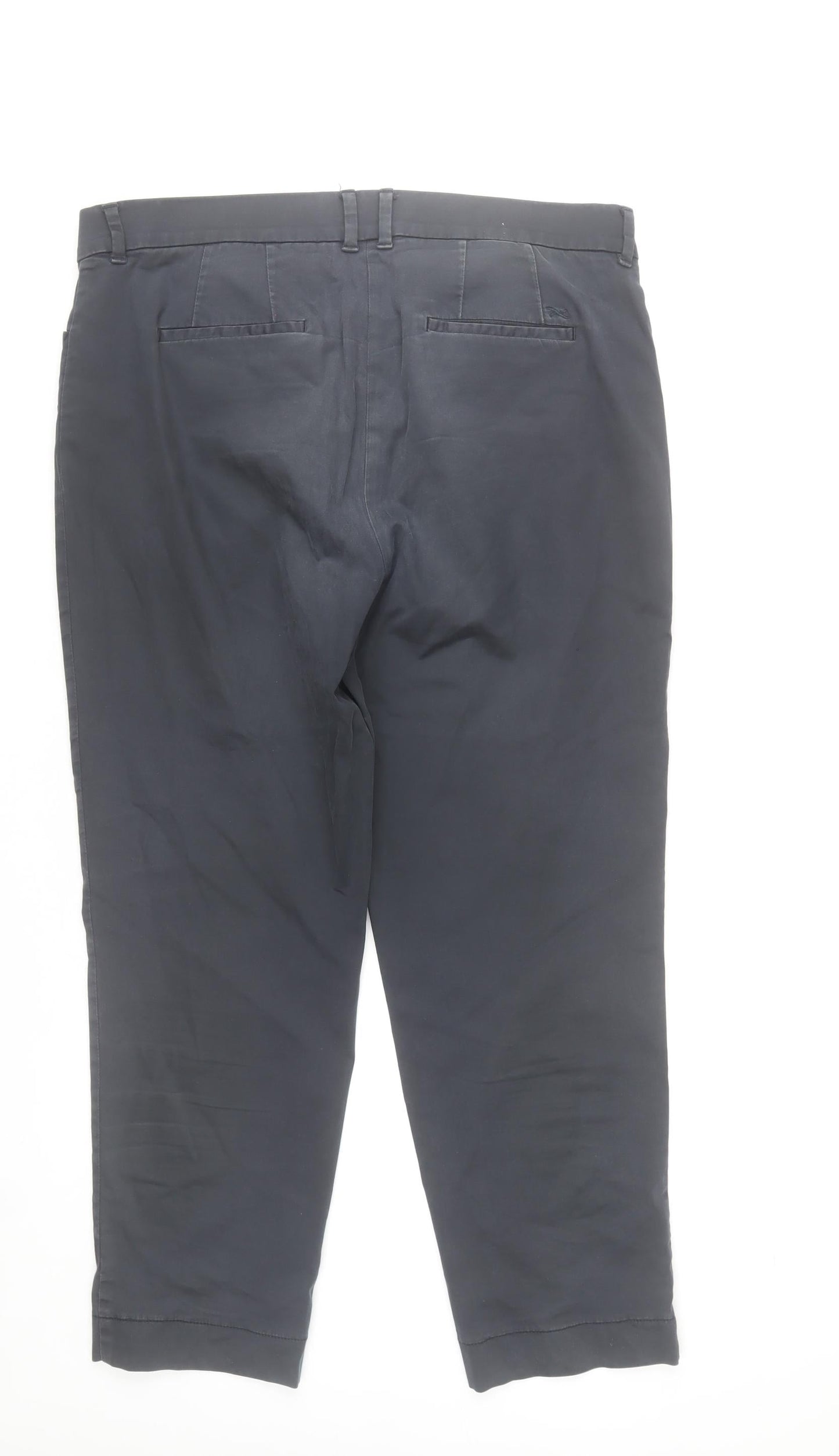 Brax Feel Good Women's Black Chino Trousers Size 16R Cotton Blend