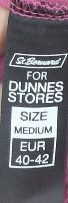 Brand and care label for St. Bernard for Dunnes Stores Women Pink Pullover Hoodie Medium