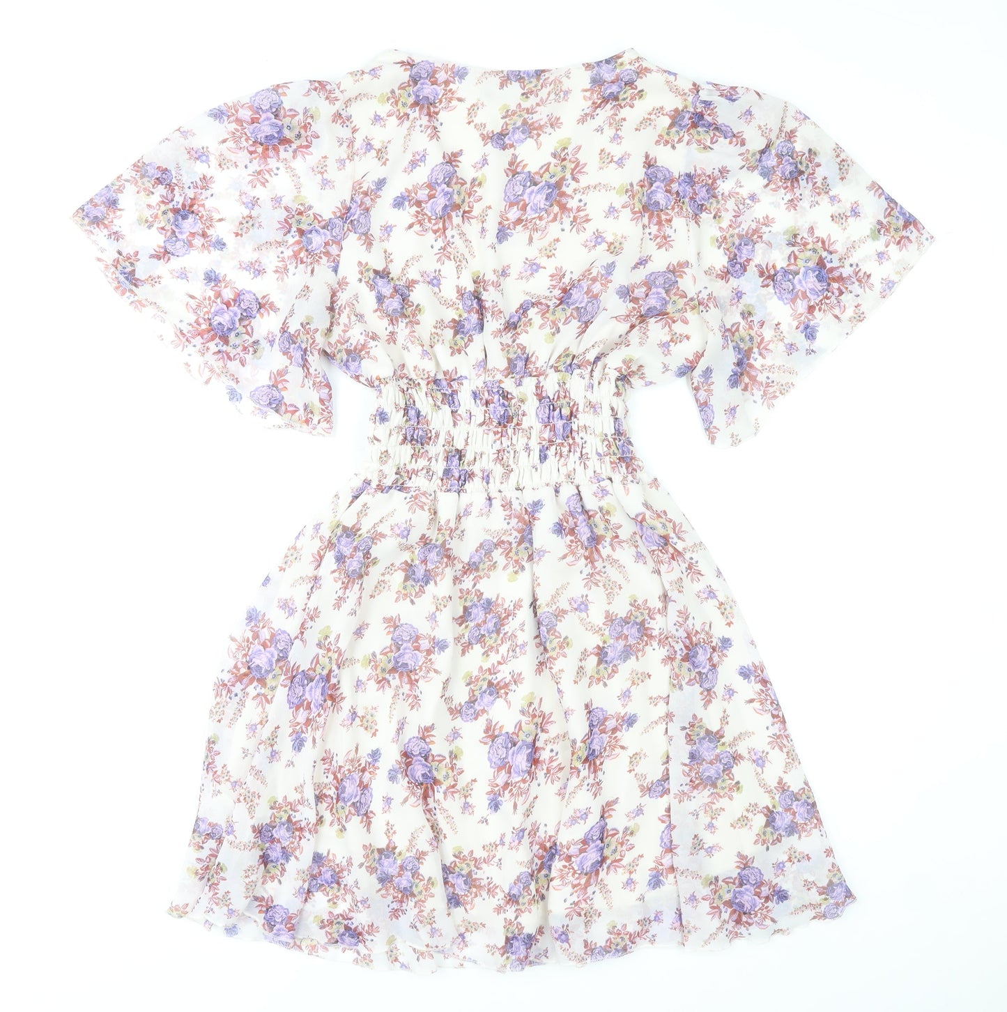 Rise Women’s Multicoloured Floral A-Line Short Dress Size 14