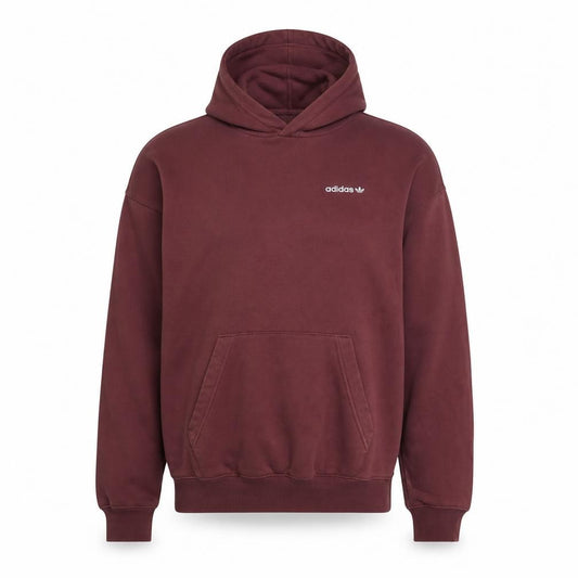 Adidas Womens Burgundy Hoodie XS Cotton Pullover Casual Sweatshirt