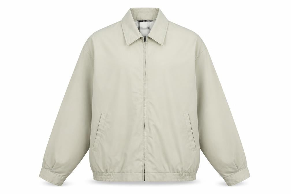 Premier Man Beige L Regular Fit Full Zip Lined Men's Jacket