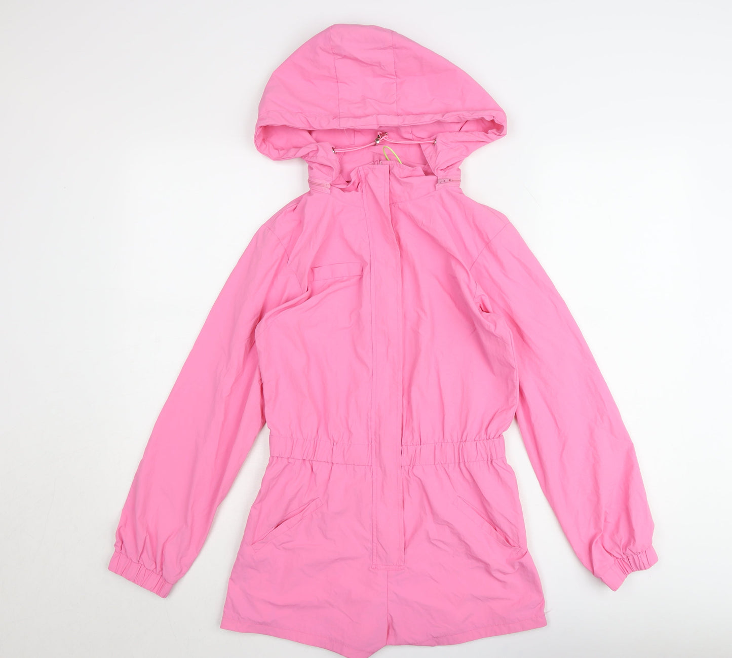 Elsie & Fred Women's Pink XS Hooded Anorak Jacket Lightweight