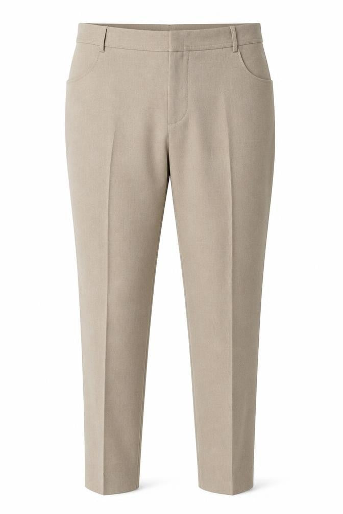 Farah Men's Beige Dress Pants Trousers 50W 29L Regular Fit