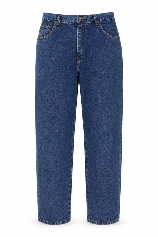 Stag Men's Blue Straight 100% Cotton Jeans Size 36x29 Heavy Duty Denim