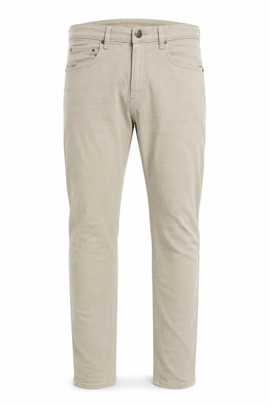 Lee Men's Beige Luke Slim Straight Jeans W32 L32