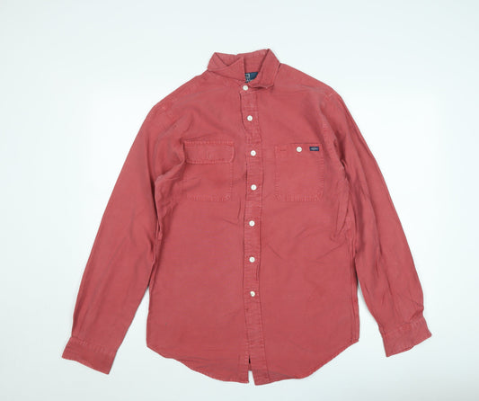 Polo Ralph Lauren Men’s Red Cotton Button-Up Long Sleeve Shirt Size S
