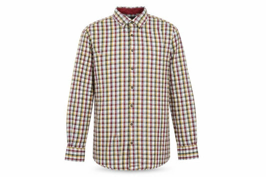 Charles Tyrwhitt Men's Multicoloured Check Long Sleeve Classic Fit Shirt M