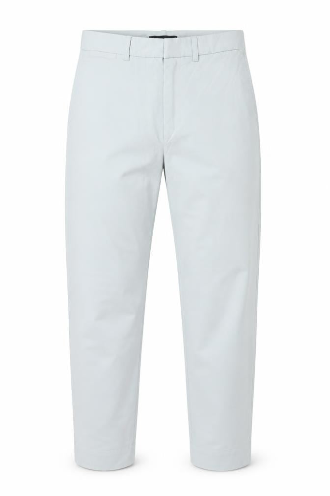 Marks & Spencer Men's Grey Regular Fit Chino Trousers Size 8
