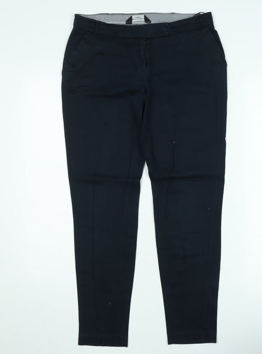 Dorothy Perkins Women’s Black Slim Fit Chino Trousers Size 8