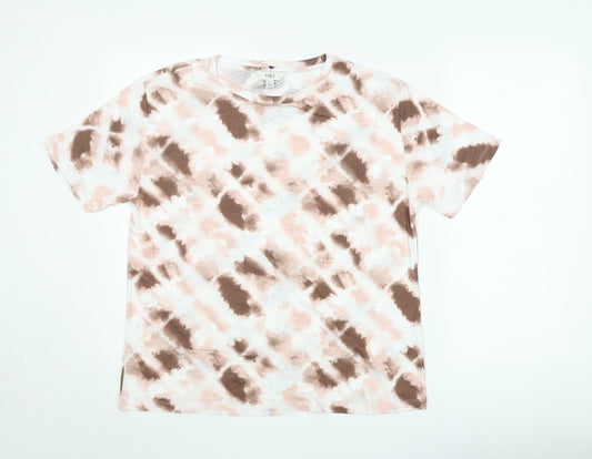 Marks and Spencer Womens Multicoloured Size 12 Basic Cotton T-Shirt