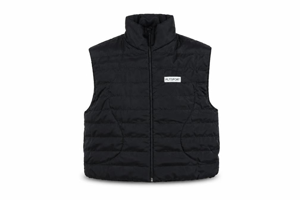 PRETTYLITTLETHING Women’s Black Puffer Waistcoat XL Casual Zip Up