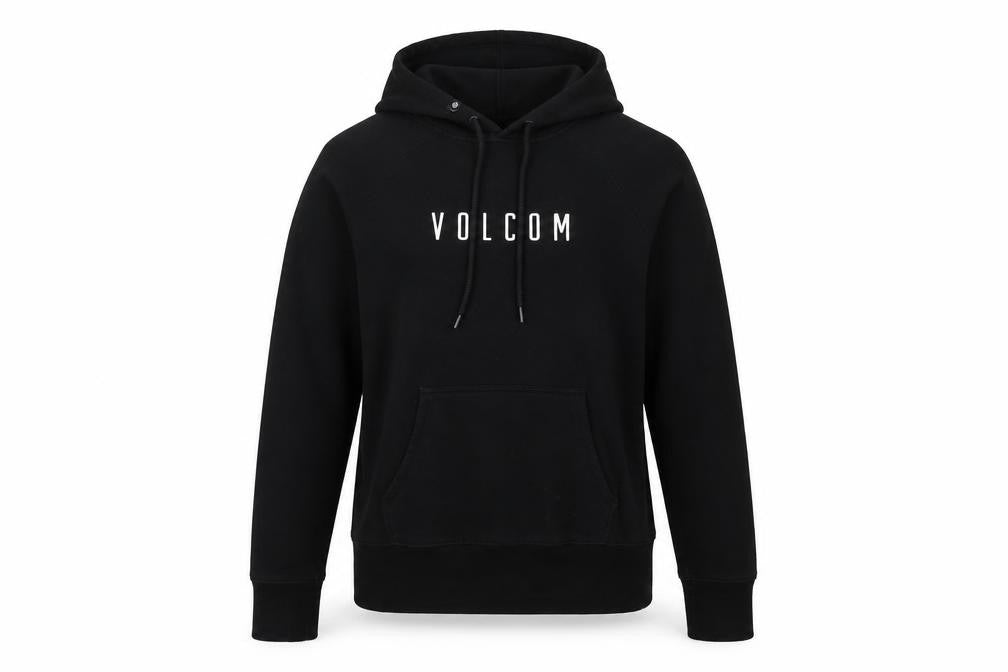 Volcom Women's Black Pullover Hoodie Size S Cotton Blend